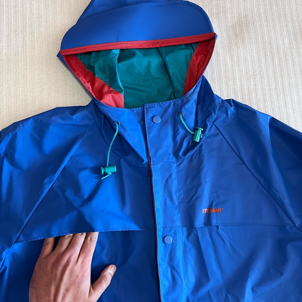 Vintage Stearns raincoat MenM highly ventilated